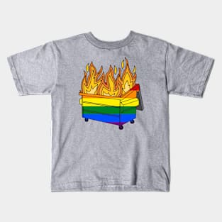 Pride Dumpster Fire Kids T-Shirt